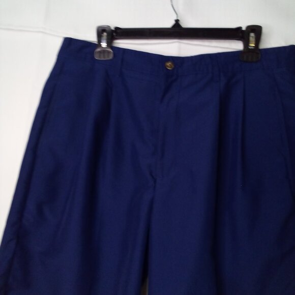 Fairway Golf Collection Shorts Men 36 Pleated Blue - Picture 5 of 15